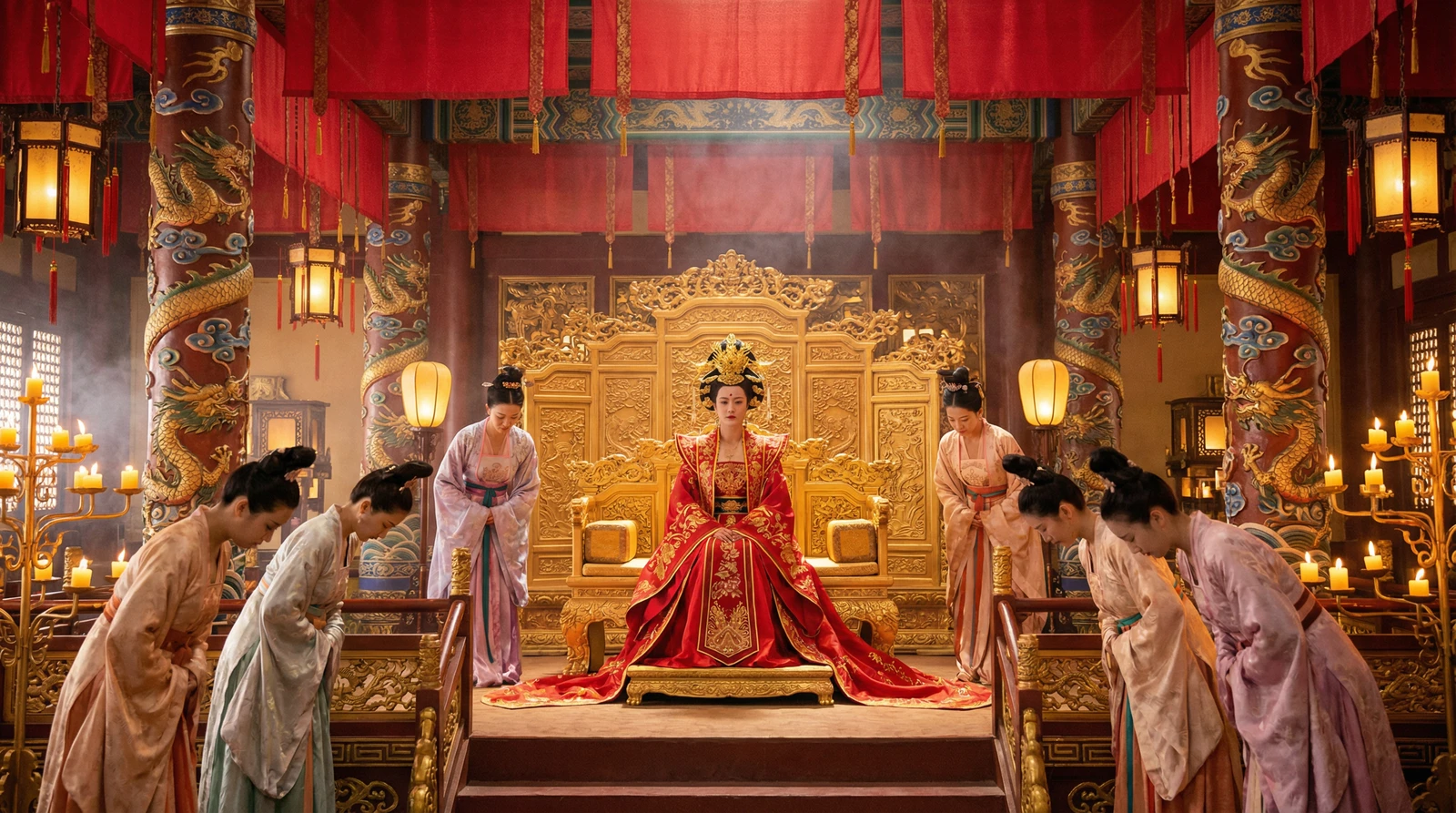 麻豆国产视频栏目古装宫廷大戏拍摄现场